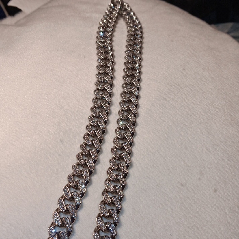 Sterling Silver necklace set unisex Gift Box - Picture 4 of 5